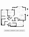 Gabella at Parkside Apartments in Apple Valley, MN Three Bedroom Two Bathroom Floor Plan